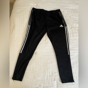 Adidas Joggers with White Stripes